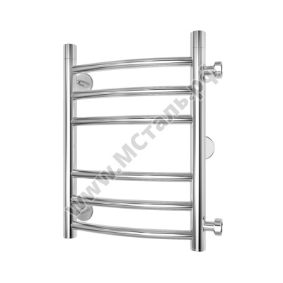 Дуга группами с боковым подключением узкий полотенцесушитель 300 мм шириной