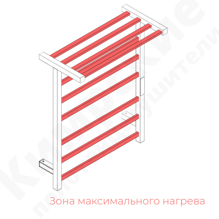 Электрический полотенцесушитель Коредо хром