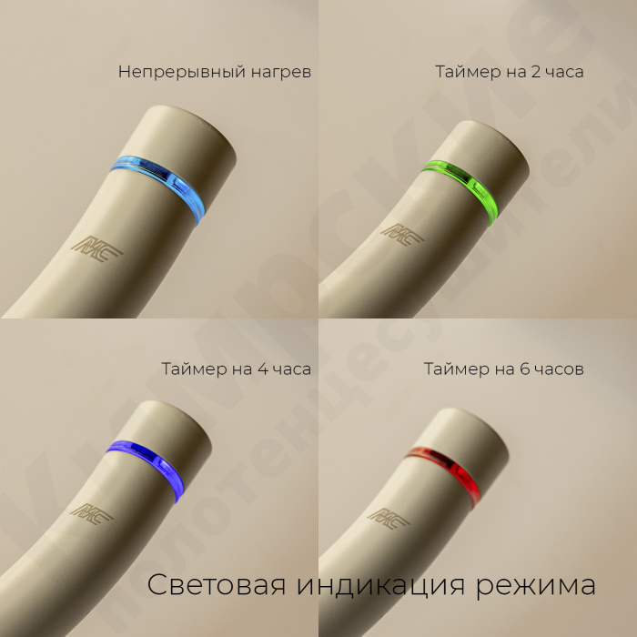 Электрический полотенцесушитель Олбия матовое золото